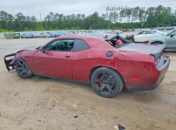 2C3CDZC96NH199885 2022 DODGE CHALLENGER Burgundy Rear left