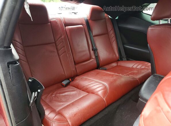 2C3CDZC96NH199885 2022 DODGE CHALLENGER Burgundy Rear seats view