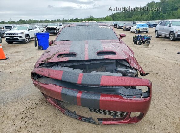 2C3CDZC96NH199885 2022 DODGE CHALLENGER Burgundy Front view
