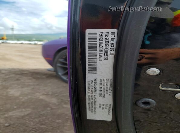2C3CDZFJ0LH239753 2020 DODGE CHALLENGER Two Tone 