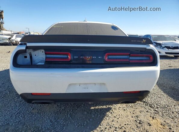 2C3CDZFJ0MH619225 2021 DODGE CHALLENGER White უკანა ხედი