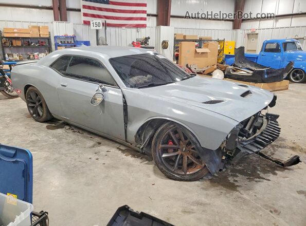 2C3CDZFJ1KH552311 2019 DODGE CHALLENGER Серый Передняя правая четверть