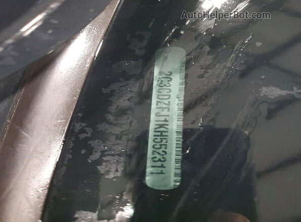 2C3CDZFJ1KH552311 2019 DODGE CHALLENGER Серый Вид подкапотного пространства