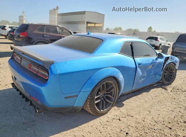 2C3CDZFJ1KH563650 2019 DODGE CHALLENGER Blue Tył prawy