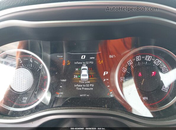 2C3CDZFJ1KH618534 2019 DODGE CHALLENGER Black Widok tylnych siedzeń