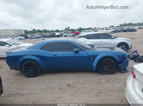 2C3CDZFJ1NH109077 2022 DODGE CHALLENGER Синий Вид щитка приборов