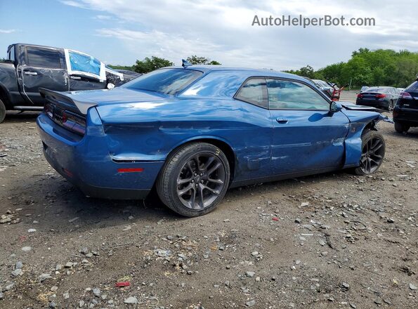 2C3CDZFJ1PH554227 2023 DODGE CHALLENGER Синий Задняя правая четверть