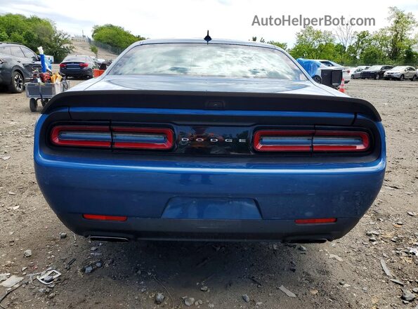 2C3CDZFJ1PH554227 2023 DODGE CHALLENGER Синий Вид сзади