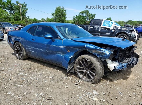 2C3CDZFJ1PH554227 2023 DODGE CHALLENGER Синий Передняя правая четверть
