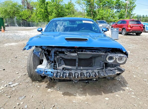 2C3CDZFJ1PH554227 2023 DODGE CHALLENGER Синий Вид спереди