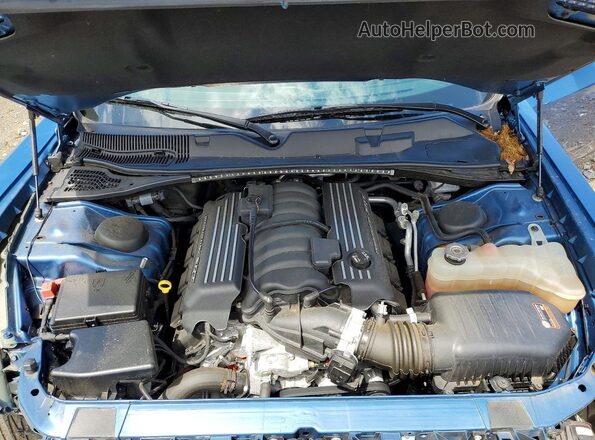 2C3CDZFJ1PH554227 2023 DODGE CHALLENGER Синий Вид задней части салона