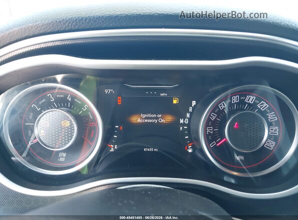 2C3CDZFJ2GH213645 2016 DODGE CHALLENGER Blue Vista de los asientos traseros