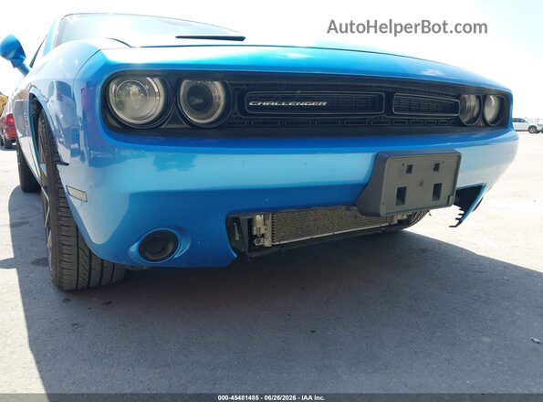 2C3CDZFJ2GH213645 2016 DODGE CHALLENGER Blue Vista del cuadro de instrumentos