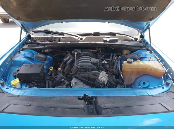 2C3CDZFJ2GH213645 2016 DODGE CHALLENGER Blue Vista trasera