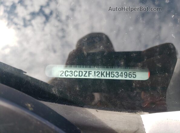 2C3CDZFJ2KH534965 2019 DODGE CHALLENGER Red 