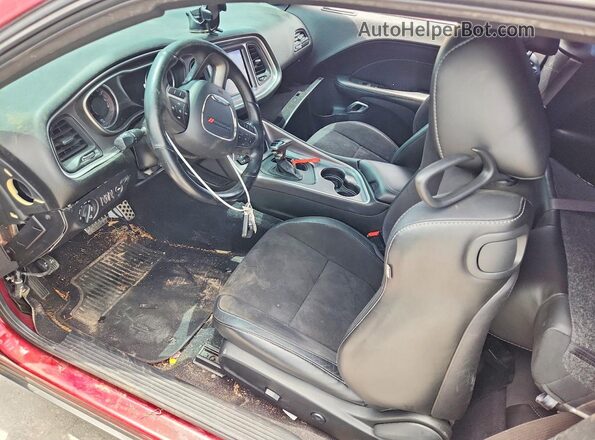 2C3CDZFJ2KH625623 2019 DODGE CHALLENGER Red Սալոնի դիմացի տեսք