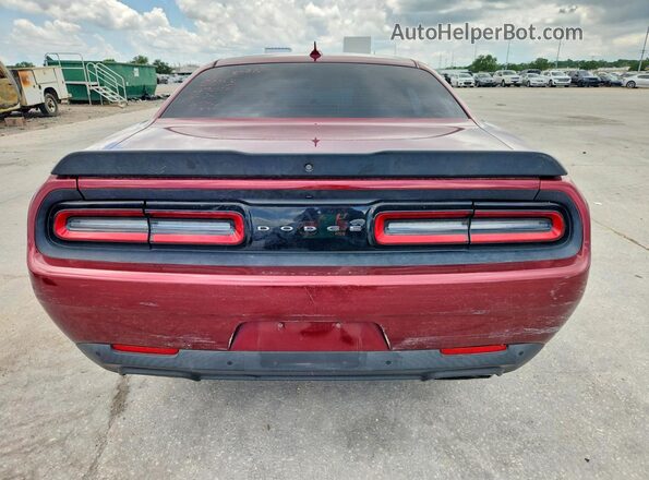 2C3CDZFJ2KH625623 2019 DODGE CHALLENGER Red Հետևի տեսք
