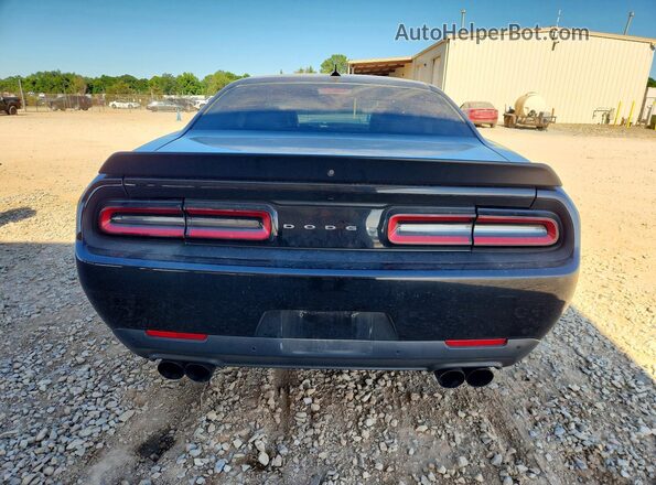 2C3CDZFJ2KH749990 2019 DODGE CHALLENGER Black უკანა ხედი
