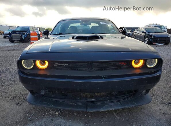 2C3CDZFJ2LH104158 2020 DODGE CHALLENGER Черный Вид спереди
