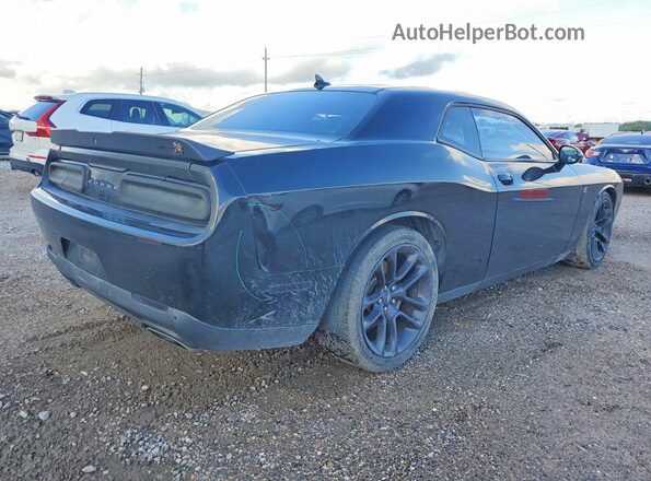 2C3CDZFJ2LH104158 2020 DODGE CHALLENGER Черный Задняя правая четверть