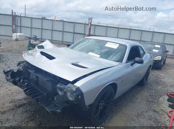 2C3CDZFJ2MH530823 2021 DODGE CHALLENGER Silver Вид спереду