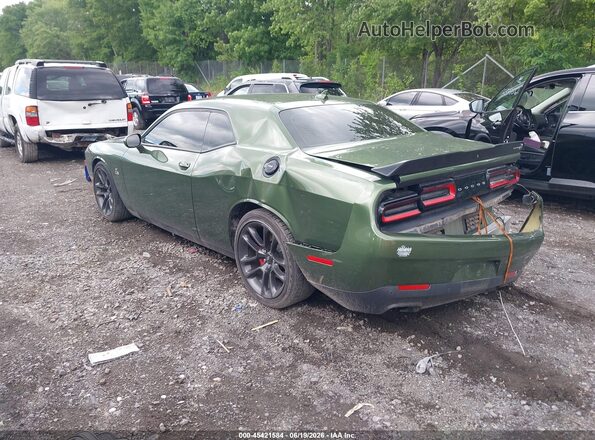 2C3CDZFJ2MH641887 2021 DODGE CHALLENGER Green Rear left