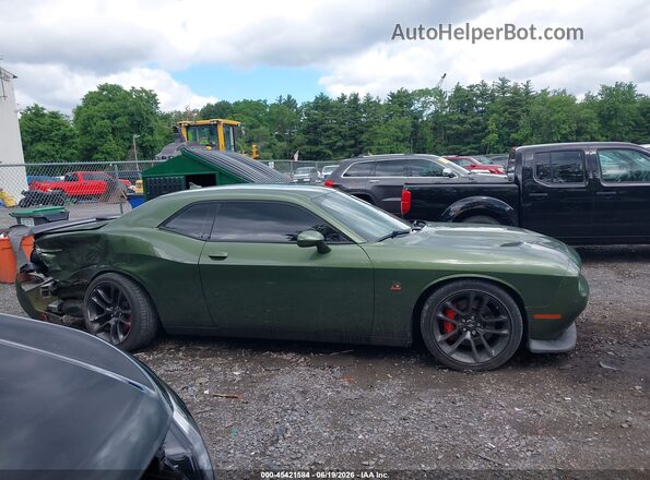 2C3CDZFJ2MH641887 2021 DODGE CHALLENGER Green Rear interior view