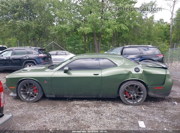 2C3CDZFJ2MH641887 2021 DODGE CHALLENGER Green 360 interior view