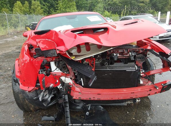 2C3CDZFJ2NH137499 2022 DODGE CHALLENGER Red Widok z przodu