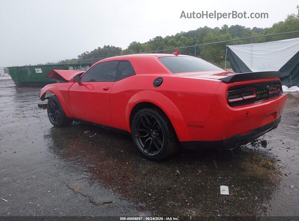 2C3CDZFJ2NH137499 2022 DODGE CHALLENGER Red Tył lewy
