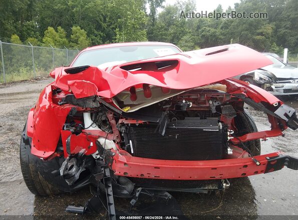 2C3CDZFJ2NH137499 2022 DODGE CHALLENGER Red Widok wnętrza z tyłu