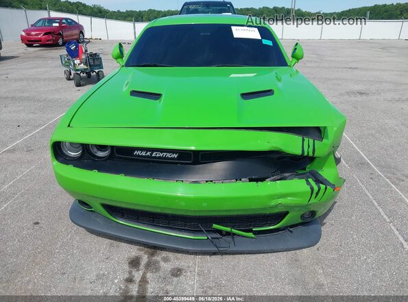2C3CDZFJ3HH545532 2017 DODGE CHALLENGER Green Դիմացի տեսք
