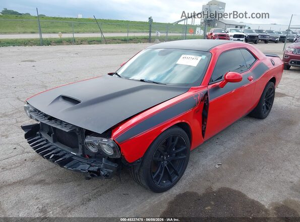 2C3CDZFJ3LH146645 2020 DODGE CHALLENGER Оранжевый Передняя левая четверть