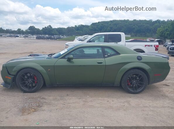 2C3CDZFJ3MH606582 2021 DODGE CHALLENGER Green სალონის 360-გრადუსიანი ხედი