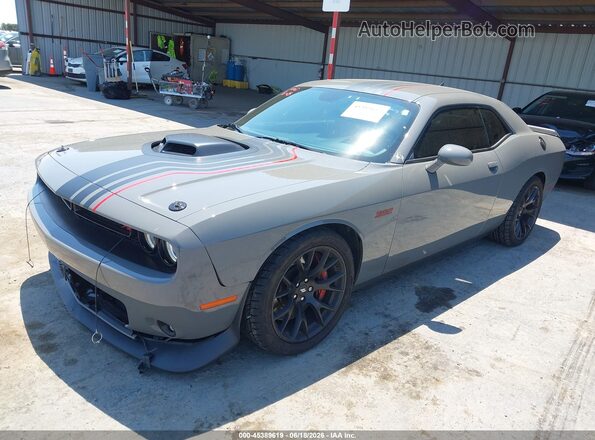 2C3CDZFJ3PH567559 2023 DODGE CHALLENGER Серый Передняя левая четверть
