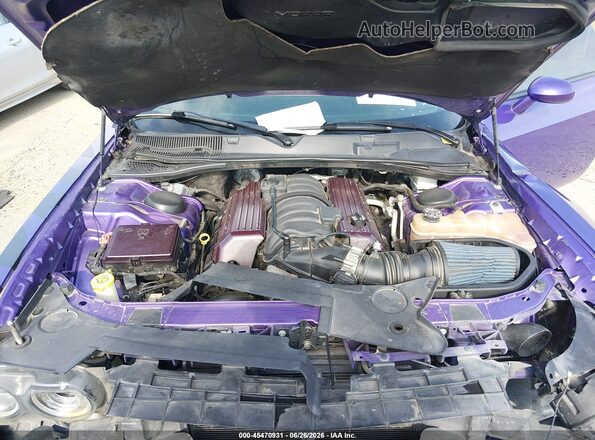 2C3CDZFJ4JH287866 2018 DODGE CHALLENGER Фиолетовый Вид сзади
