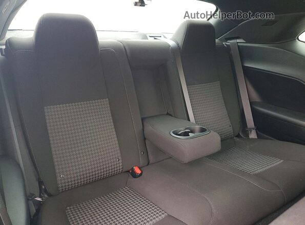 2C3CDZFJ4MH641700 2021 DODGE CHALLENGER Black Rear seats view