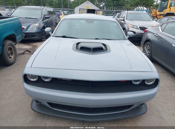 2C3CDZFJ4NH125094 2022 DODGE CHALLENGER Gray Widok z przodu