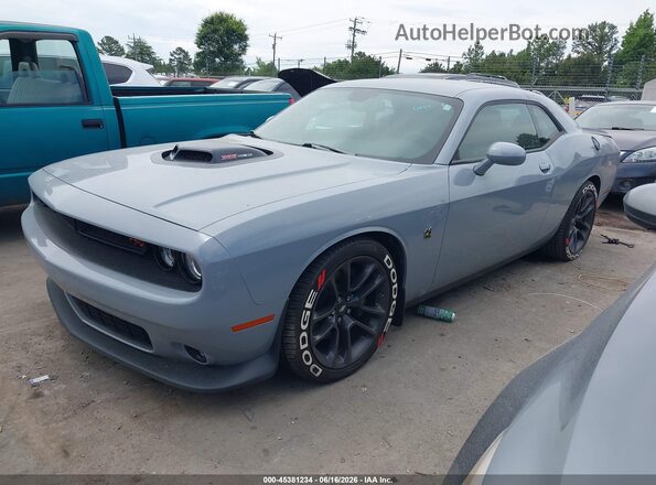 2C3CDZFJ4NH125094 2022 DODGE CHALLENGER Gray Przód lewy