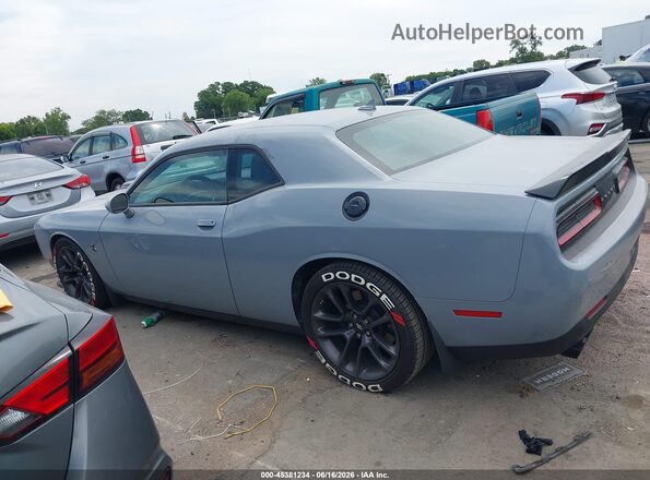 2C3CDZFJ4NH125094 2022 DODGE CHALLENGER Gray Widok wnętrza z tyłu