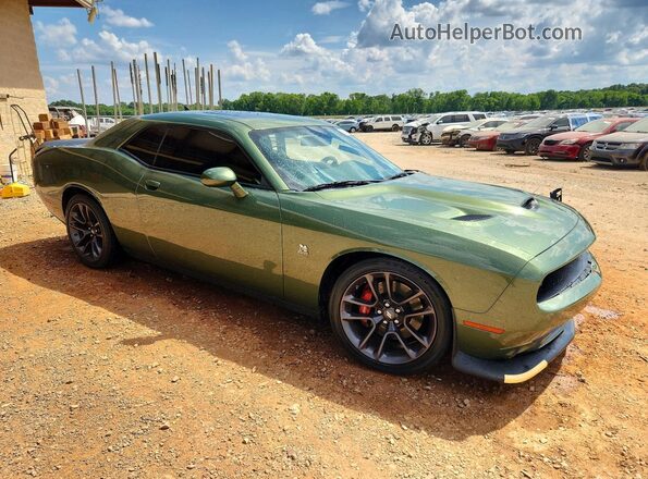 2C3CDZFJ5NH194134 2022 DODGE CHALLENGER Green Przód prawy
