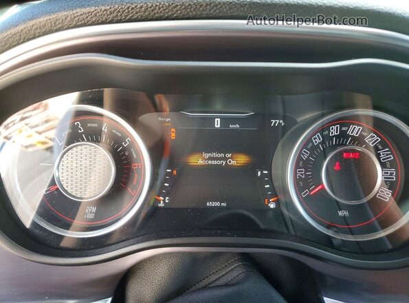 2C3CDZFJ6GH166023 2016 DODGE CHALLENGER White Widok zestawu wskaźników