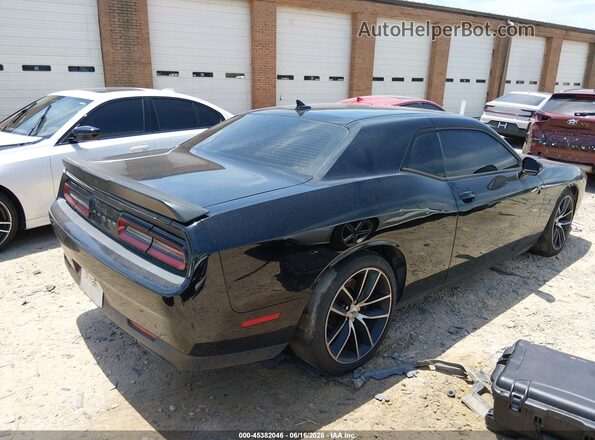 2C3CDZFJ6HH659380 2017 DODGE CHALLENGER Черный Задняя правая четверть