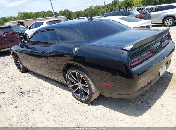 2C3CDZFJ6HH659380 2017 DODGE CHALLENGER Черный Задняя левая четверть