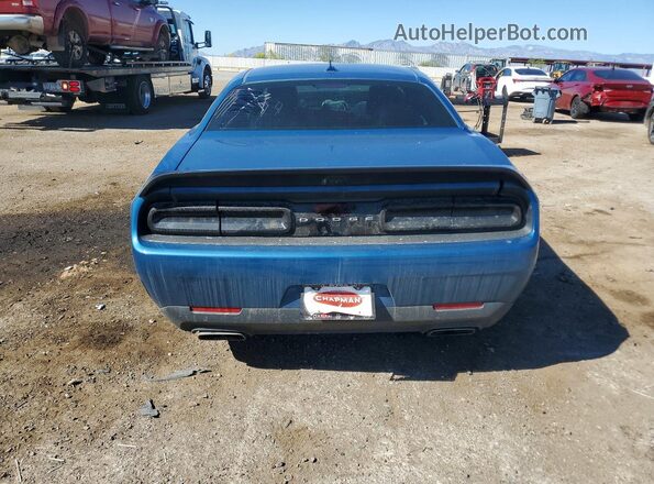 2C3CDZFJ6LH203579 2020 DODGE CHALLENGER Blue Widok z tyłu