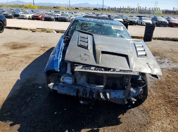 2C3CDZFJ6LH203579 2020 DODGE CHALLENGER Blue Widok z przodu