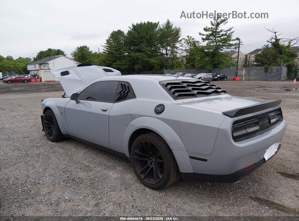 2C3CDZFJ6MH502474 2021 DODGE CHALLENGER Gray Trasero izquierdo