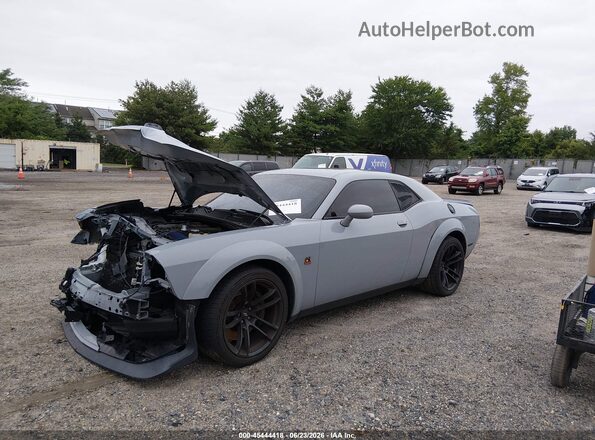 2C3CDZFJ6MH502474 2021 DODGE CHALLENGER Gray Vista tres cuartos delantera izquierda