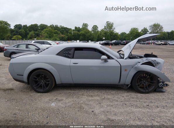 2C3CDZFJ6MH502474 2021 DODGE CHALLENGER Gray Vista interior trasera