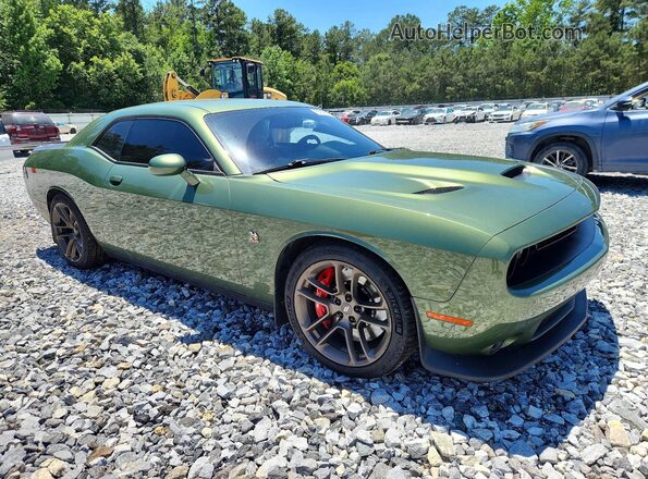 2C3CDZFJ6PH505430 2023 DODGE CHALLENGER Green Передня права чверть